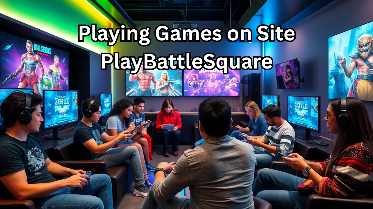 Playing Games on Site PlayBattleSquare